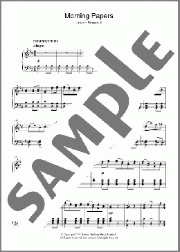 Morning Papers(Johann Strauss II) 楽譜 ピアノ（ソロ） ダウンロード
