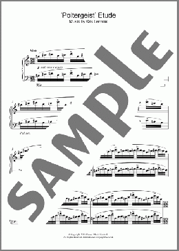 'Poltergeist' Etude(Kris Lennox) 楽譜 ピアノ（ソロ） ダウンロード