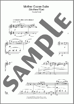 Mother Goose Suite(Maurice Ravel) 楽譜 ピアノ（ソロ） ダウンロード