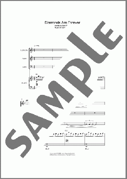 Diamonds Are Forever(Shirley Bassey) 楽譜 その他 ダウンロード