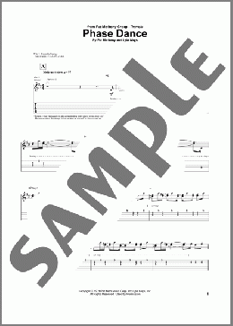 Phase Dance(Lyle Mays/Pat Metheny) 楽譜 ギター（ソロ） ダウンロード