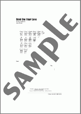 Send One Your Love(Stevie Wonder) 楽譜 ギター（コード） ダウンロード