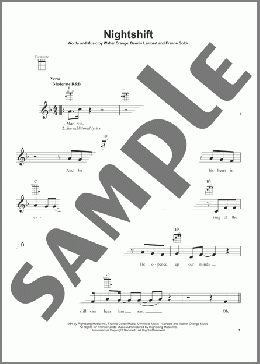 Nightshift(Commodores) 楽譜 ウクレレ（弾き語り） ダウンロード