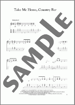 Take Me Home, Country Roads(John Denver/Carter Family) 楽譜 ギター（その他） ダウンロード