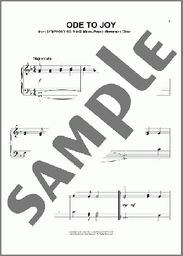 Ode To Joy(Ludwig Van Beethoven) 楽譜 その他 ダウンロード