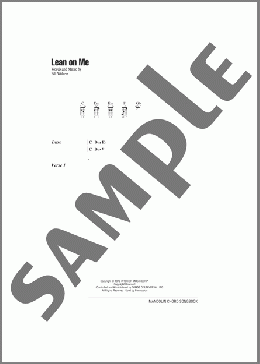 Lean On Me(Bill Withers) 楽譜 その他 ダウンロード