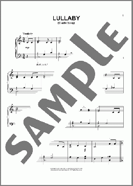 Lullaby (Cradle Song)(Johannes Brahms) 楽譜 その他 ダウンロード