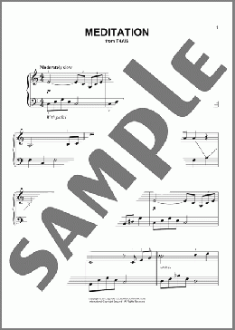Meditation(Jules Massenet) 楽譜 その他 ダウンロード