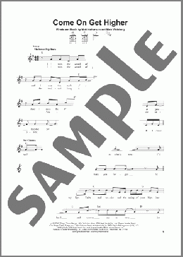 Come On Get Higher(Matt Nathanson) 楽譜 メロディ ダウンロード
