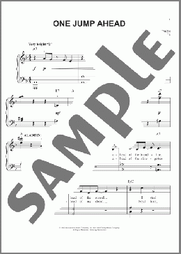 One Jump Ahead (from Aladdin: The Broadway Musical)(Tim Rice/Alan Menken) 楽譜 ピアノ（ソロ） ダウンロード