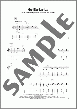 Ho-Ba-La-La(Joao Gilberto/Norman Gimbel) 楽譜 ギタースコア ダウンロード