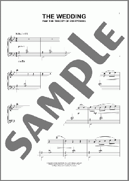 The Wedding (from The Theory Of Everything)(Johann Johannsson) 楽譜 ピアノ（ソロ） ダウンロード