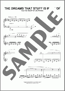 The Dreams That Stuff Is Made Of (from The Theory Of Everything)(Johann Johannsson) 楽譜 ピアノ（ソロ） ダウンロード