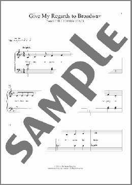 Give My Regards To Broadway(George M. Cohan/John Thompson) 楽譜 ピアノ（ソロ） ダウンロード