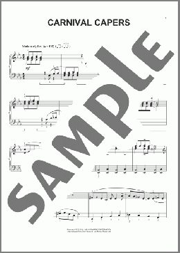 Carnival Capers(Eugenie Rocherolle) 楽譜 ピアノ（ソロ） ダウンロード