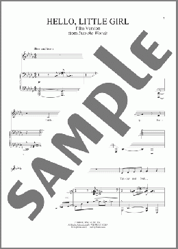 Hello Little Girl (Film Version)(Stephen Sondheim) 楽譜 ピアノ & ボーカル ダウンロード