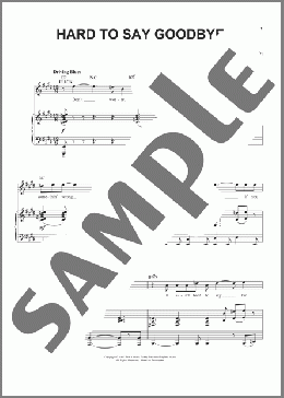 Hard To Say Goodbye(Jeanine Tesori/Brian Crawley) 楽譜 ピアノ & ボーカル ダウンロード