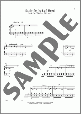 Study For The Left Hand(Bela Bartok) 楽譜 ピアノ（ソロ） ダウンロード