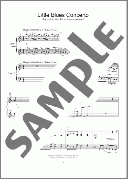 Little Blues Concerto(Eugenie Rocherolle) 楽譜 ピアノ（連弾） ダウンロード