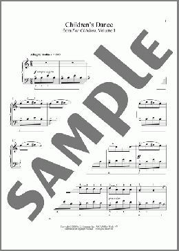 Children's Dance(Bela Bartok) 楽譜 ピアノ（ソロ） ダウンロード