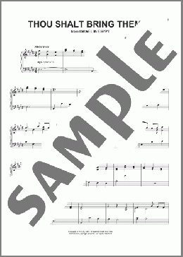 Thou Shalt Bring Them In(George Frideric Handel) 楽譜 ピアノ（ソロ） ダウンロード