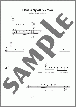 I Put A Spell On You(Creedence Clearwater Revival) 楽譜 ウクレレ（弾き語り） ダウンロード