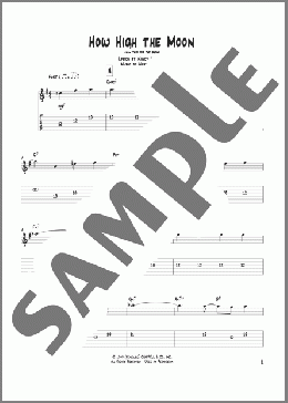 How High The Moon(Les Paul & Mary Ford) 楽譜 ギター（その他） ダウンロード