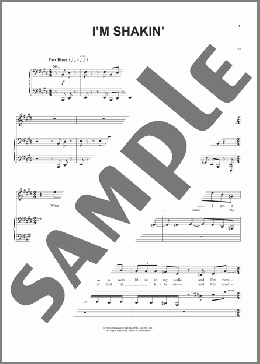 I'm Shakin'(Jack White/Rudolph Toombs) 楽譜 ピアノ & ボーカル & ギター ダウンロード
