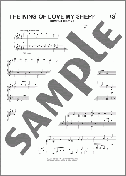 The King Of Love My Shepherd Is(Traditional Irish Melody) 楽譜 ピアノ（ソロ） ダウンロード