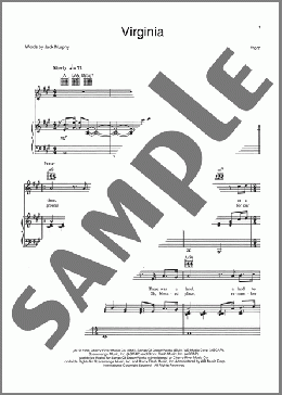 Virginia(Frank Wildhorn) 楽譜 ピアノ & ボーカル & ギター ダウンロード
