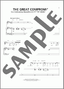 The Great Compromise(Michael Friedman) 楽譜 ピアノ & ボーカル ダウンロード