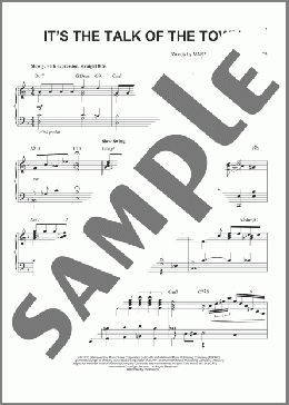 It's The Talk Of The Town [Stride version] (arr. Brent Edstrom)(Al Neiburg/Jerry Livingston) 楽譜 ピアノ（ソロ） ダウンロード