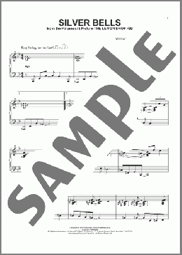 Silver Bells(Ray Evans/Jay Livingston) 楽譜 ピアノ（ソロ） ダウンロード