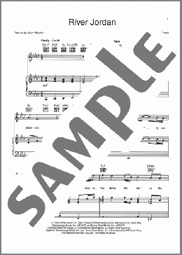 River Jordan(Jack Murphy/Frank Wildhorn) 楽譜 ピアノ & ボーカル & ギター ダウンロード