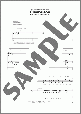 Chameleon(Billy Sheehan) 楽譜 ベース ダウンロード
