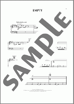 Empty(The Cranberries) 楽譜 ピアノ & ボーカル & ギター ダウンロード