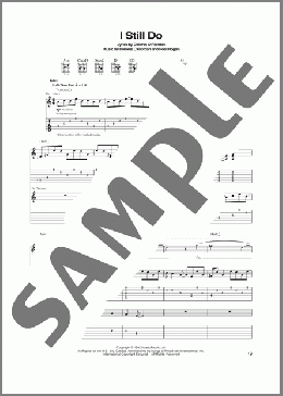 I Still Do(The Cranberries) 楽譜 ギター（ソロ） ダウンロード