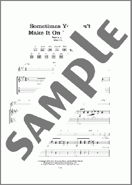 Sometimes You Can't Make It On Your Own(U2) 楽譜 ギター（ソロ） ダウンロード
