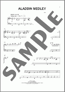 Aladdin Medley (arr. Jason Lyle Black)(Tim Rice/Alan Menken/Howard Ashman/Alan Menken, Howard Ashman and Tim Rice) 楽譜 ピアノ（ソロ） ダウンロード