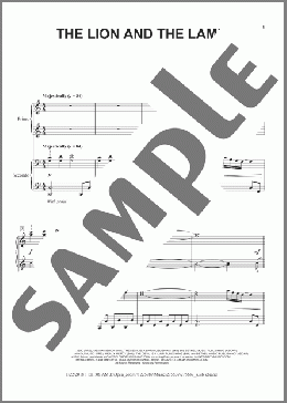 The Lion And The Lamb (arr. Phillip Keveren)(Big Daddy Weave) 楽譜 ピアノ（連弾） ダウンロード