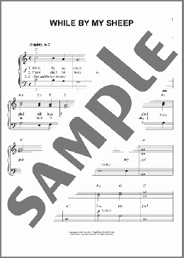 While By My Sheep(Traditional German Carol) 楽譜 ピアノ（ソロ） ダウンロード