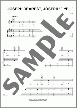 Joseph Dearest, Joseph Mine(Traditional German Carol) 楽譜 ピアノ & ボーカル & ギター ダウンロード