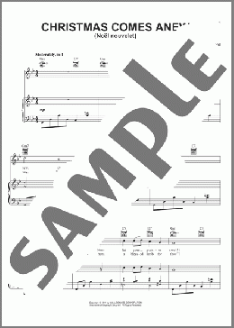 Christmas Comes Anew(Traditional) 楽譜 ピアノ & ボーカル & ギター ダウンロード