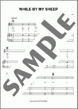 While By My Sheep(Traditional German Carol) 楽譜 ピアノ & ボーカル & ギター ダウンロード