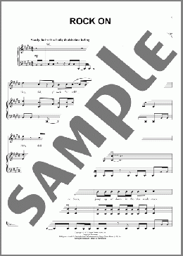 Rock On(David Essex/Michael Damian) 楽譜 ピアノ & ボーカル & ギター ダウンロード