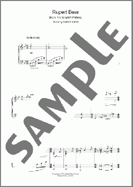 Rupert Bear (from The English Patient)(Gabriel Yared) 楽譜 ピアノ（ソロ） ダウンロード