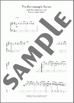 The De Lessep's Dance (from Shakespeare In Love)(Stephen Warbeck) 楽譜 ピアノ（ソロ） ダウンロード