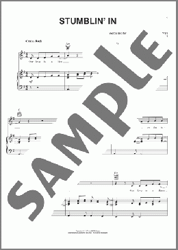 Stumblin' In(Suzi Quatro) 楽譜 ピアノ & ボーカル & ギター ダウンロード