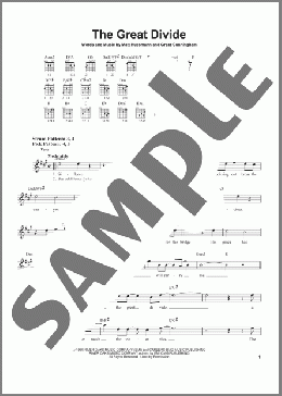 The Great Divide(Point Of Grace) 楽譜 メロディ ダウンロード