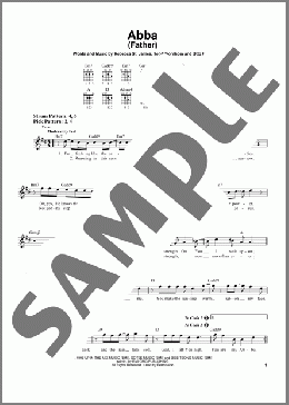 Abba (Father)(Rebecca St. James) 楽譜 メロディ ダウンロード